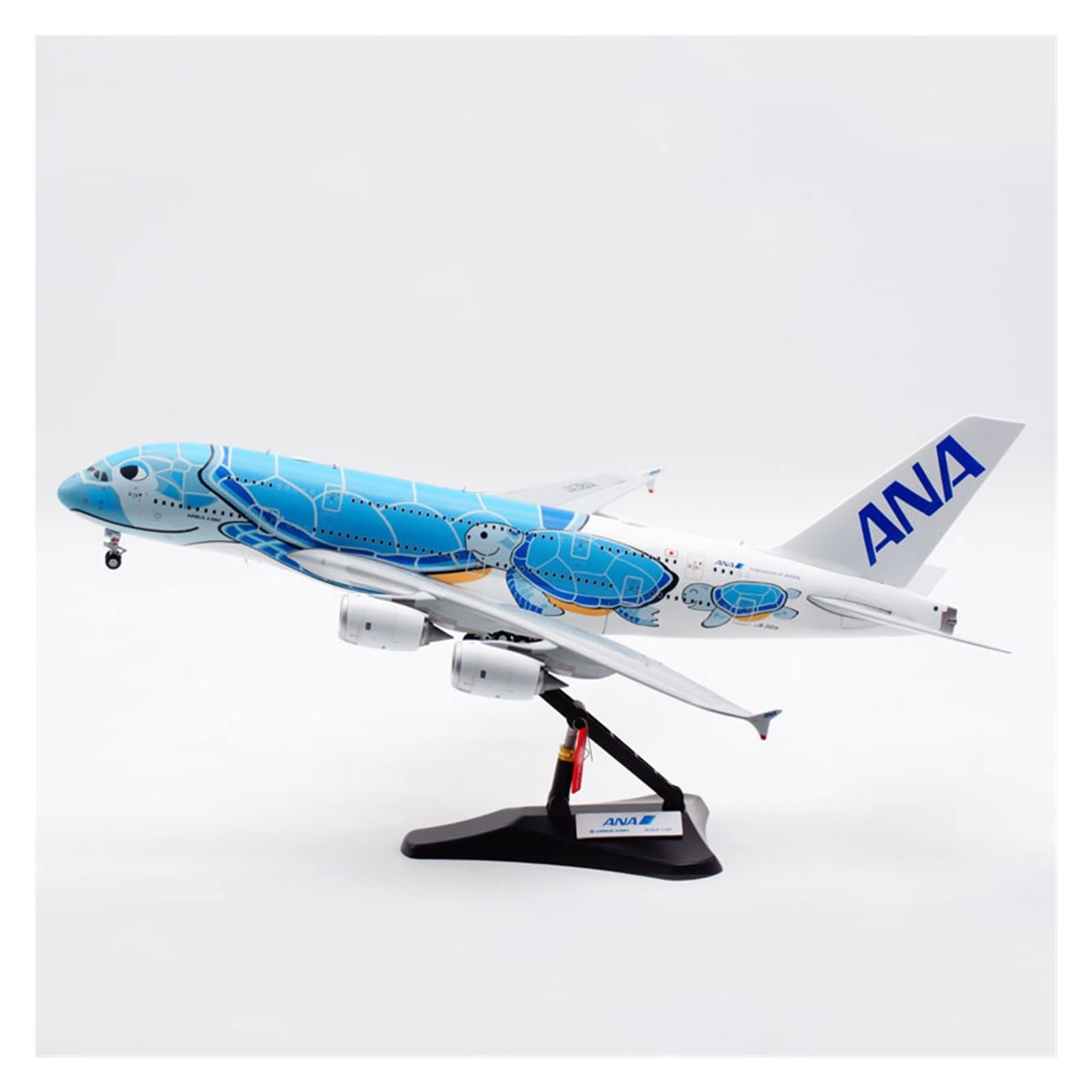 Amazon.co.jp: Aircraft Diecast 1:200 For A380 JA381A ANA Blue  
