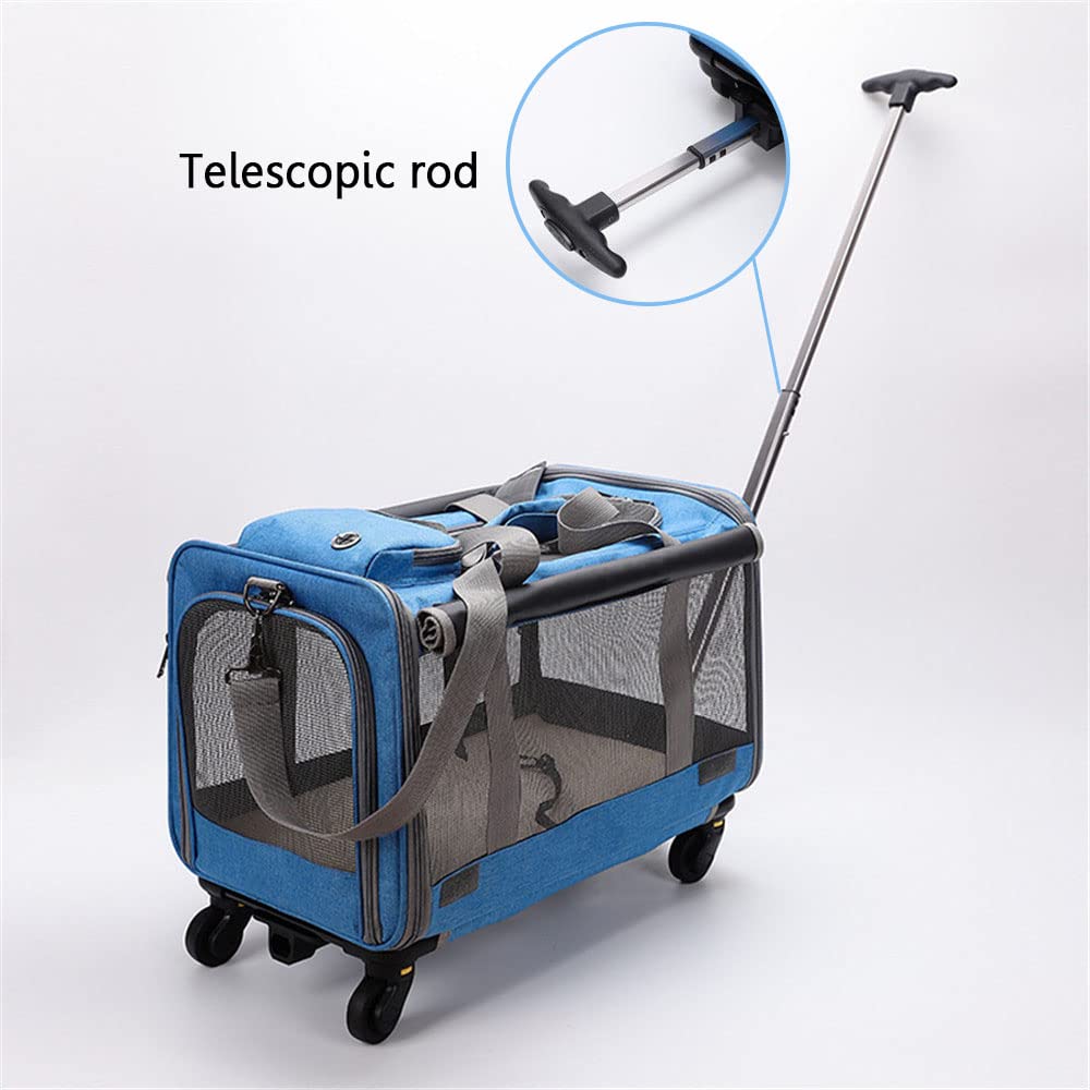 Trasportin Gato Grande Trasportines Perro Bolsa de Tela Transporte Plegable para Perros Mascotas Gato y Animales Viaje Bolso Transport¨ªn Perro Gato para Coche