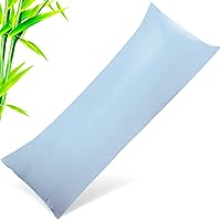 Vista 39 de Fundas de almohada tamaño estándar paquete de 2, fundas de almohada de rayón de bambú refrescantes con cierre de sobre, fundas de almohada frescas