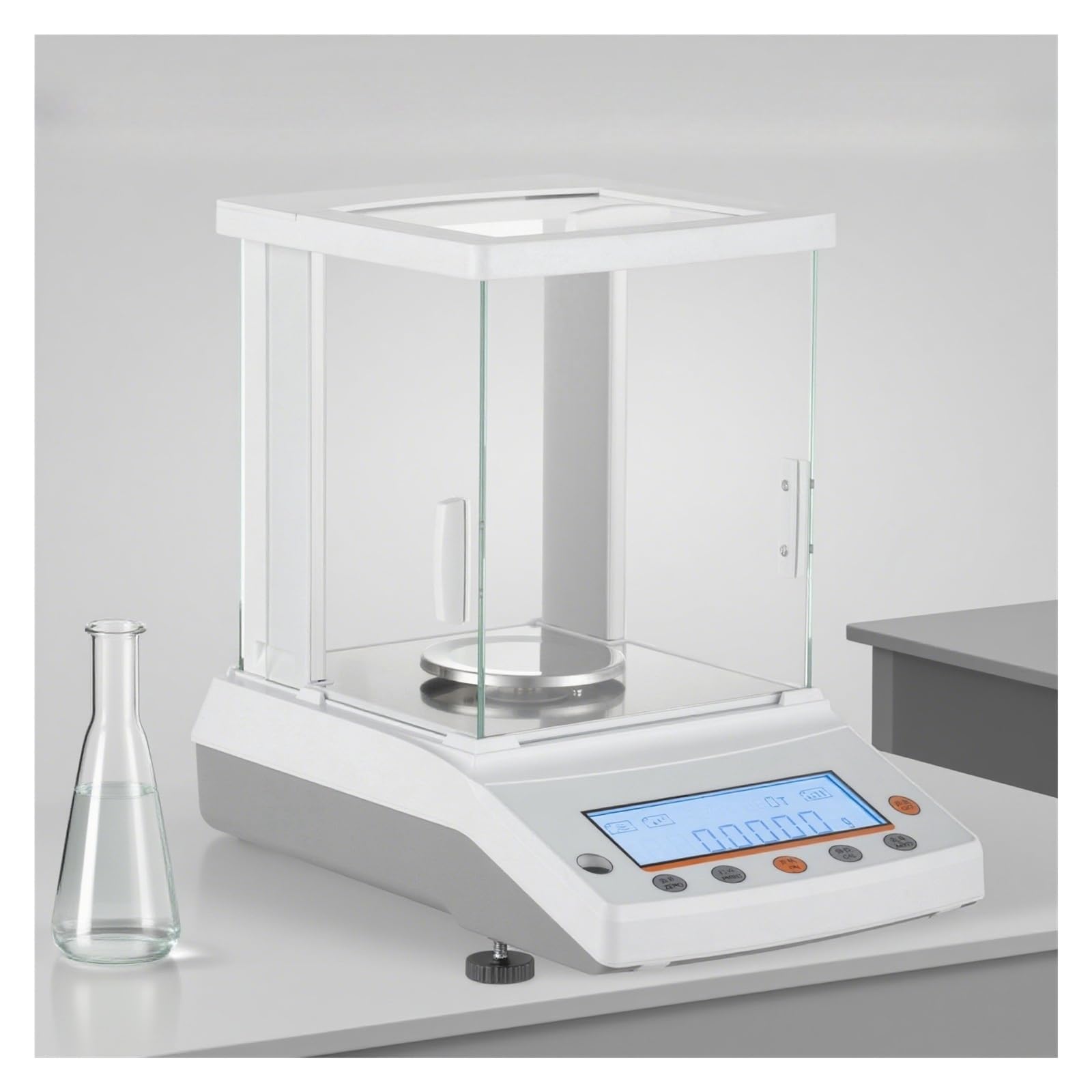 Básculas de laboratorio balanza analítica 0,0001g microbalanza Digital balanza electrónica de precisión calibración externa/interna Función múltiple(EA124)