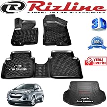 Rizline Hyundai Ix35 3D Paspas + 3D Bagaj Havuzu Seti, 2010-2015, Siyah