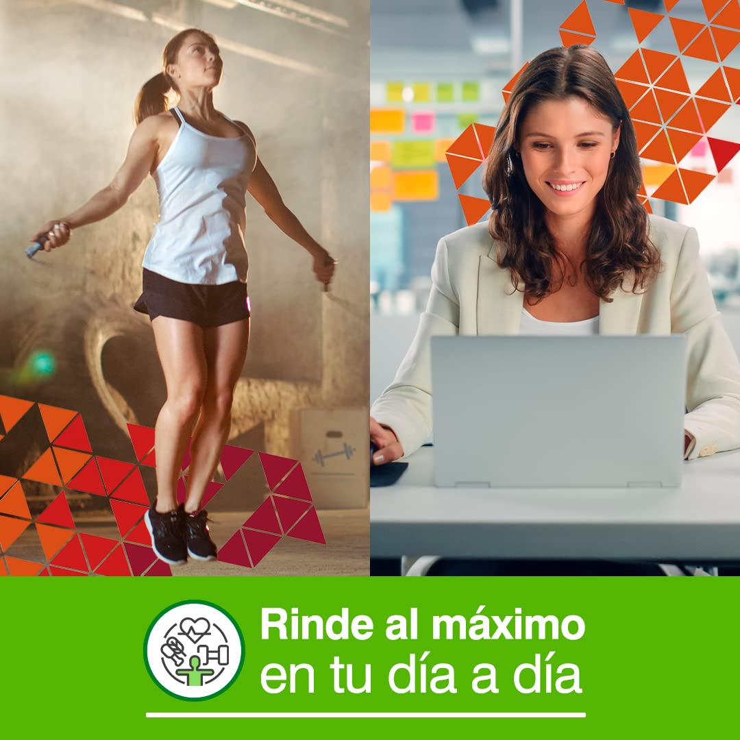 Jalea Real con Ginseng - Vitaminas para el Cansancio y la Memoria - Vitaminas Grupo B, Biotina, Vitamina E, Vitamina D, L Carnitina y Propóleo Puro - PACK2 x 20 Viales Soria Natural Fostprint plus