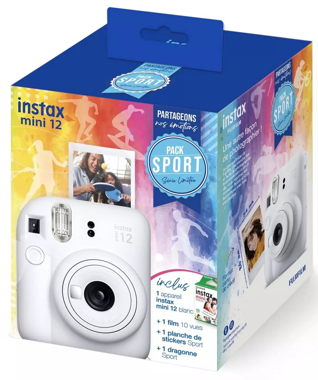 FUJI INSTAX MINI 12 BLC PACK SPORT