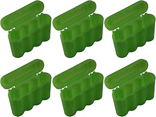 EBC Battery 6 Green AA AAA Battery Plastic Holder Box Storage Cases