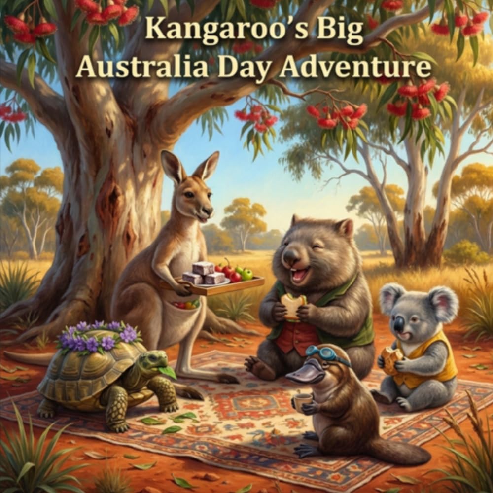 Kangaroo’s Big Australia Day Adventure: A Heartwarming Tale of Friendship and Fun in the Australian Outback