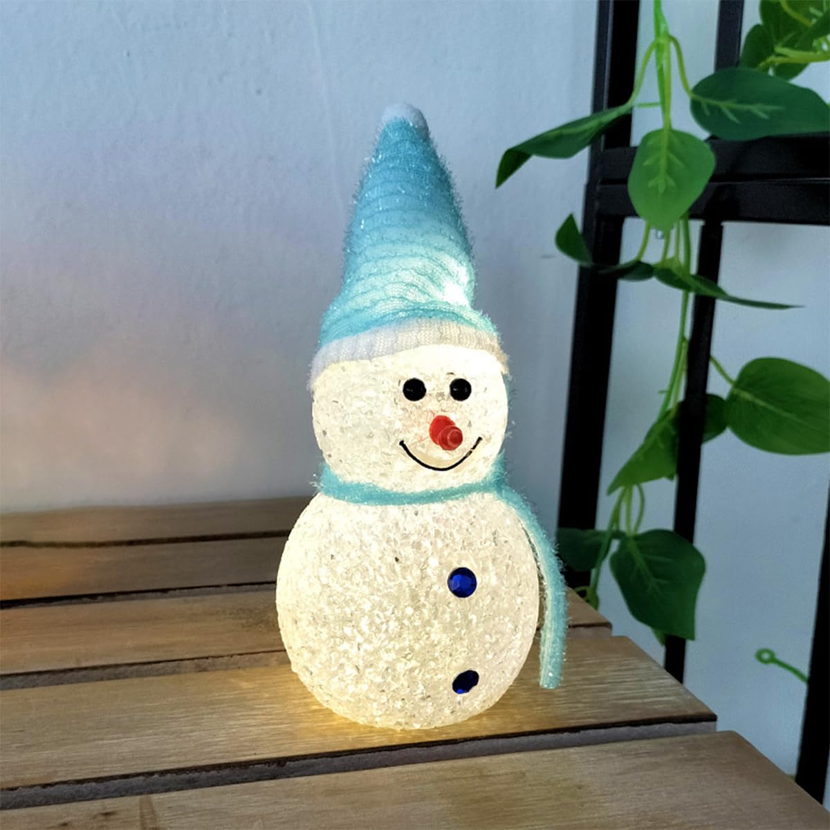 Amazon.co.jp : Lanito クリスマスライト 雪だるまライト 卓上 置物