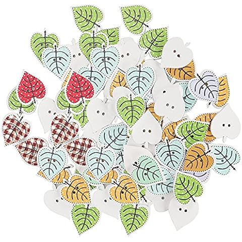 Boutons en bois HERCHR - 100 pièces Cover