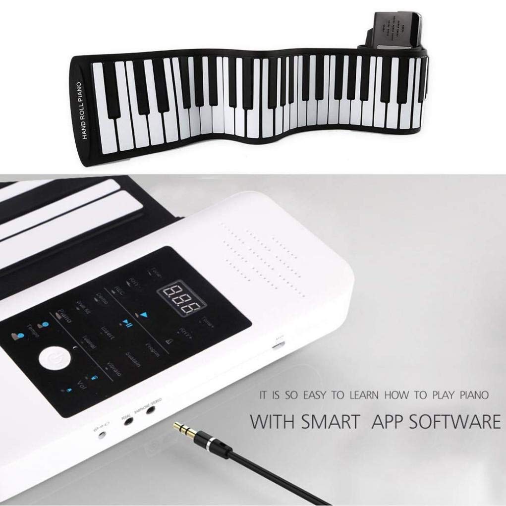 Amazon.co.jp: 電子ドラムセット、ポータブルシックニングキーボード