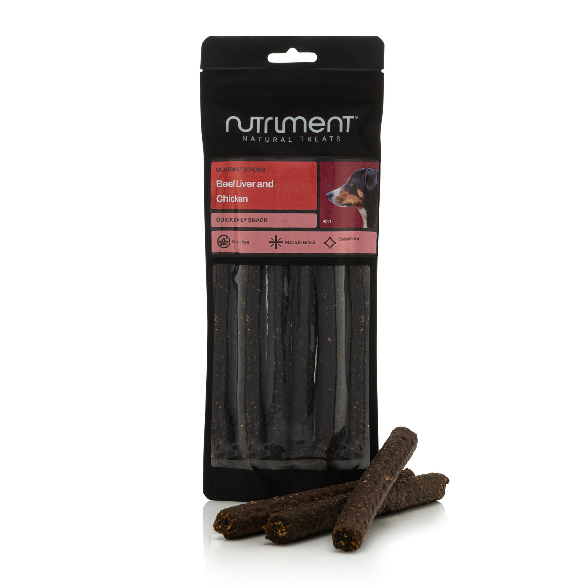 Natural Treats Gourmet Sticks Beef Liver & Chicken (4pcs) Highly Digestible Grain Free Treats โ image 1