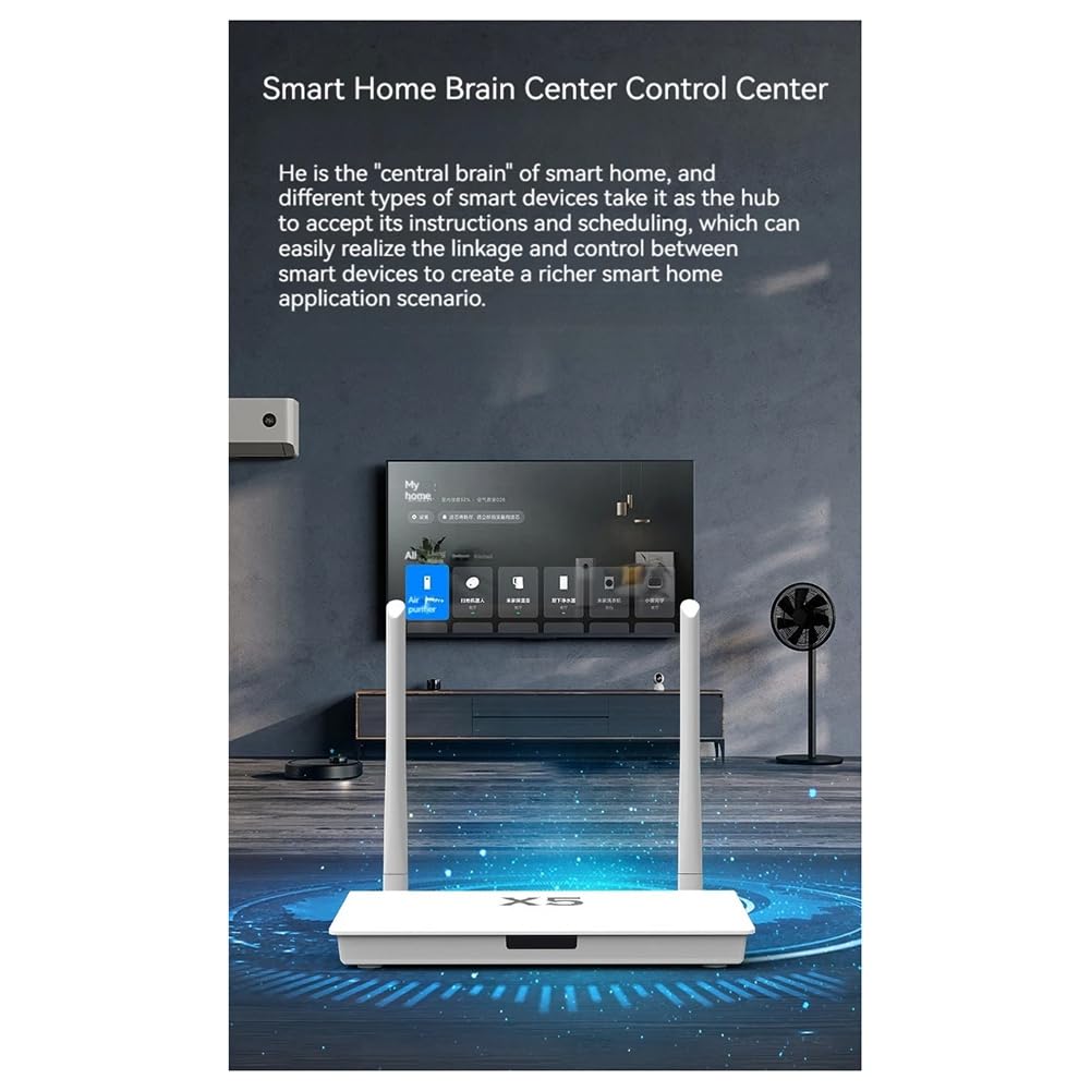 HUB de Puerta de Enlace Multimodo Bluetooth Tuya Smart Zigbee 3.0 con SeñAl Fuerte, Puerta de Enlace de Hogar Inteligente para Enchufe Alexa EU