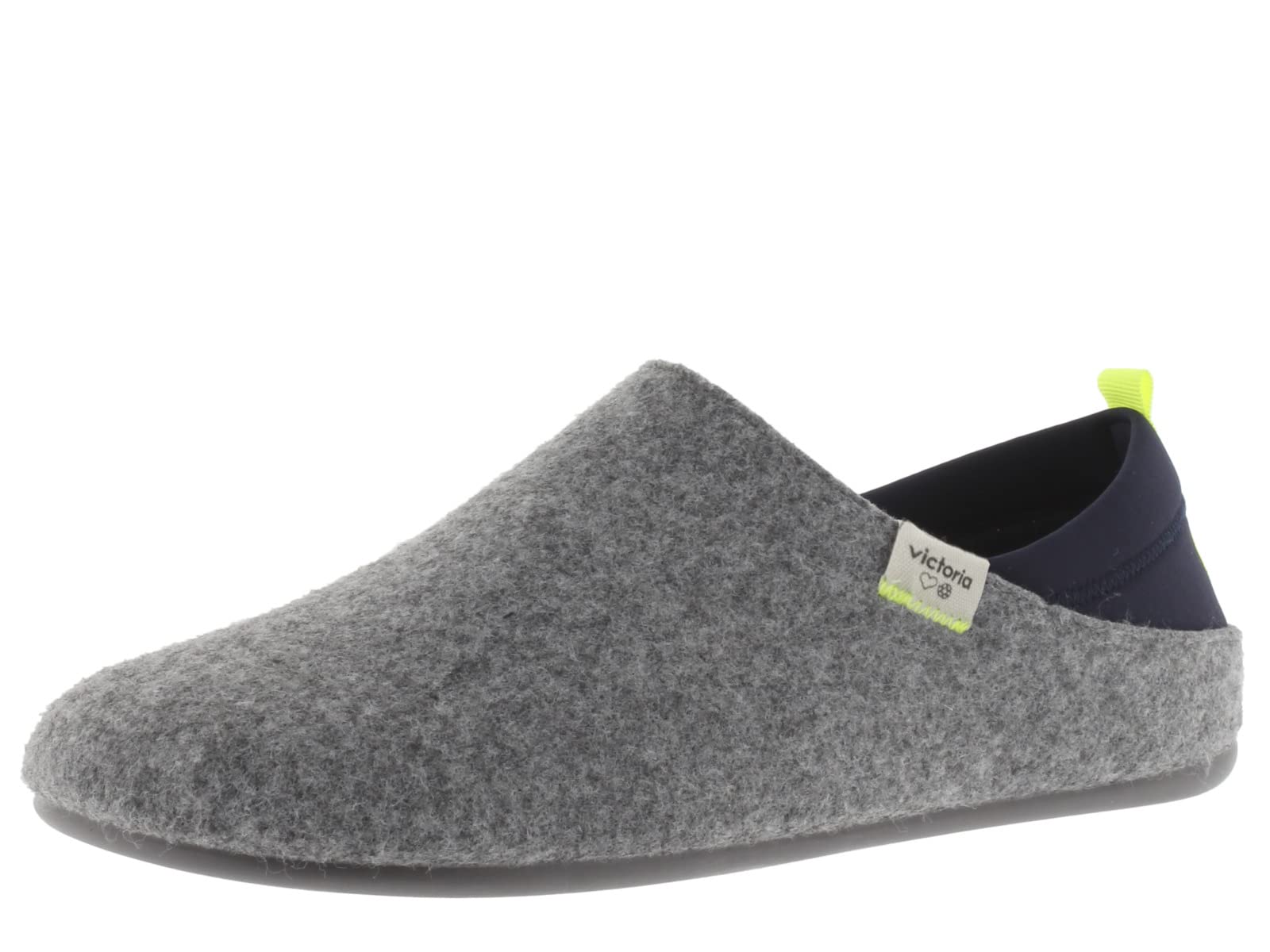 Victoria Women's Norte Fieltro Reciclado & Neopreno Slipper, Grey, 7.5 UK