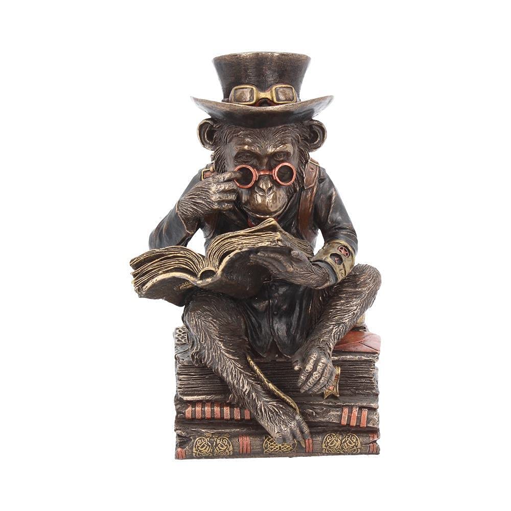 Chimpanzee Scholar Figurine Bronze idée cadeau originale pour intellectuel