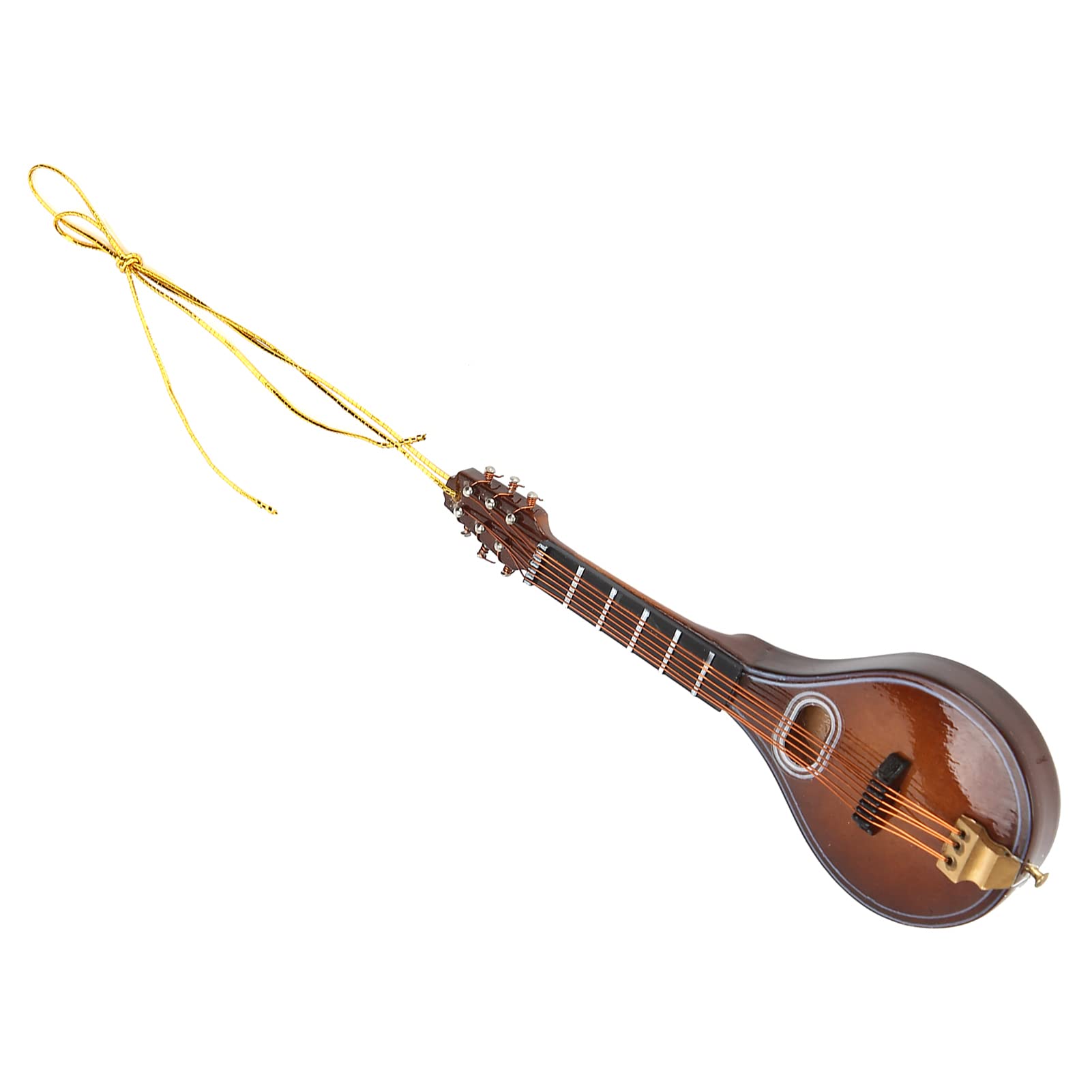 Mandoline Décoration Mandoline Mignon Mini Modèle Instrument de Musique Miniature Mandoline 10cm pour Enfants Amateurs de Musique Décoration de Maison