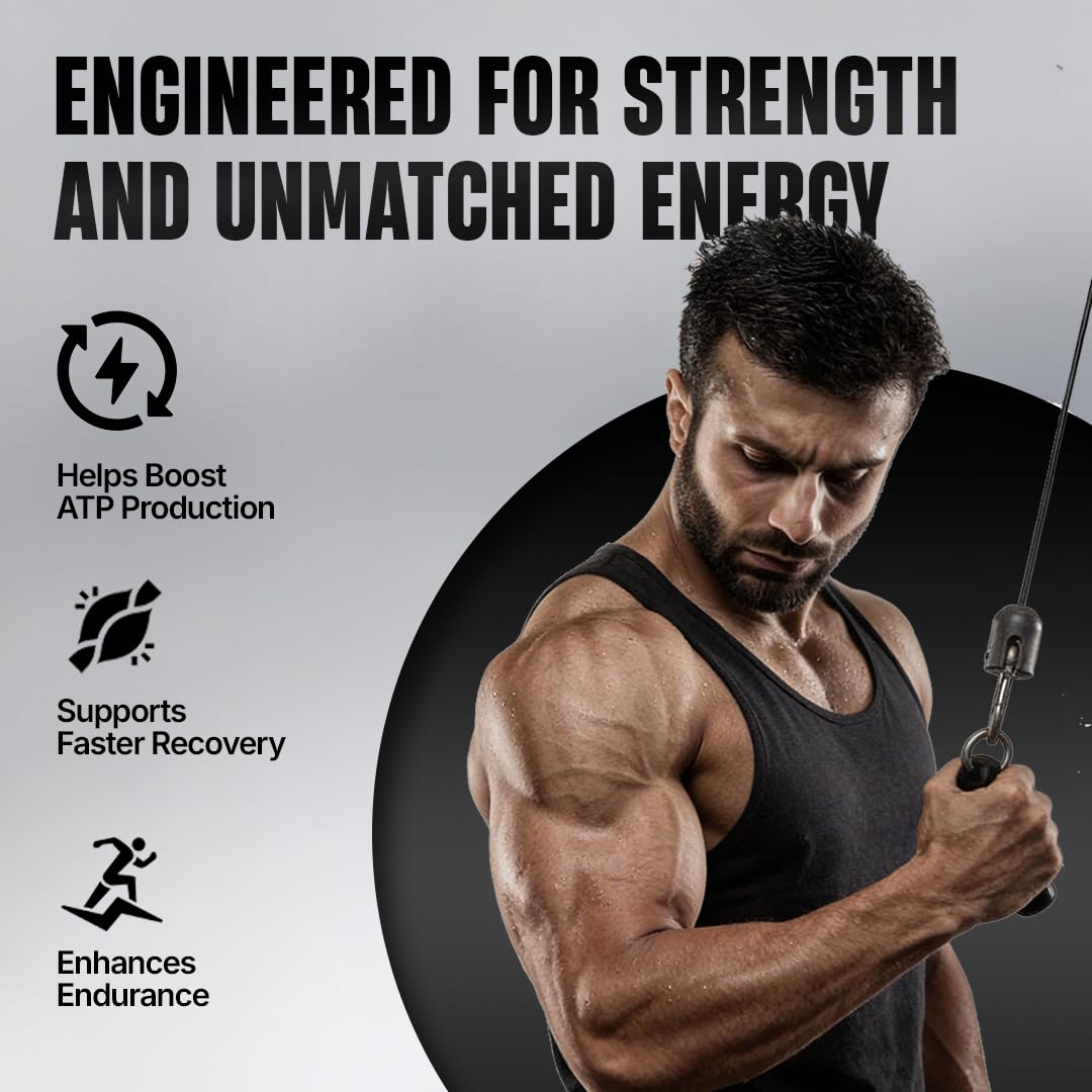 BeastLife Creatine Monohydrate Powder 100g (33 Servings) Unflavoured | Super Micronized for Fast Absorption | NABL Lab Tested | Boosts Strength & Athletic Performance 1