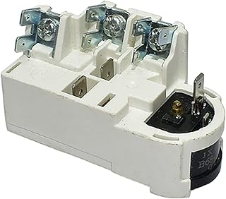 HMHAMA Replacement TY-QZ-109 PTC Starter Relay Refrigerator Overload Protector Compatible with Haier/Frestec Refrigerator ...
