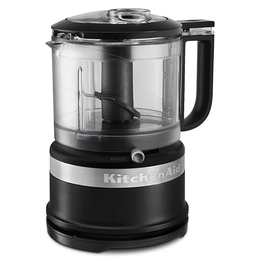 KitchenAid 3.5 Cup Food Chopper KFC3516BM, Matte Black
