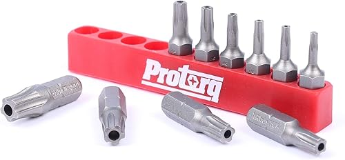 Miniatura 4 de Protorq TORX PLUS IPR, Torx Plus - Brocas de seguridad a prueba de manipulaciones de 5 puntos (IPR 7-IPR 40), 0.984 in, 10 piezas, acero S2 de alta