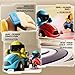 3T6B Dual-Person Motion-Sensing Racing Toy, Wireless Remote-Controlled Sports Track Set, Motion-Sensing Wristband, U-Shaped Electric Track, Gift for Children