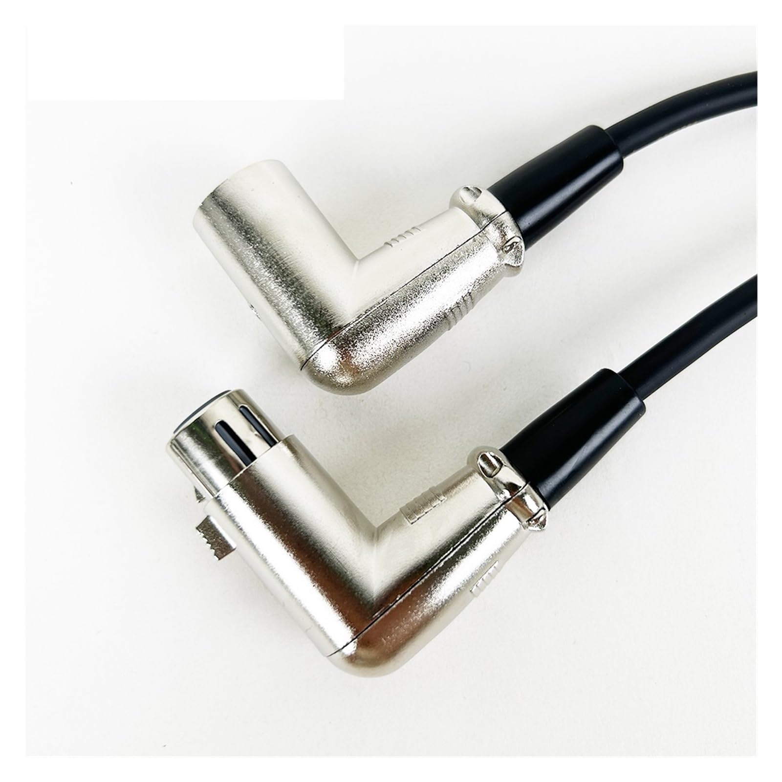 Ponticello for microfono XLR femmina-maschio ad angolo retto a 3 pin, adatto for cavo microfonico for apparecchiature di registrazione con altoparlante attivo(15M)