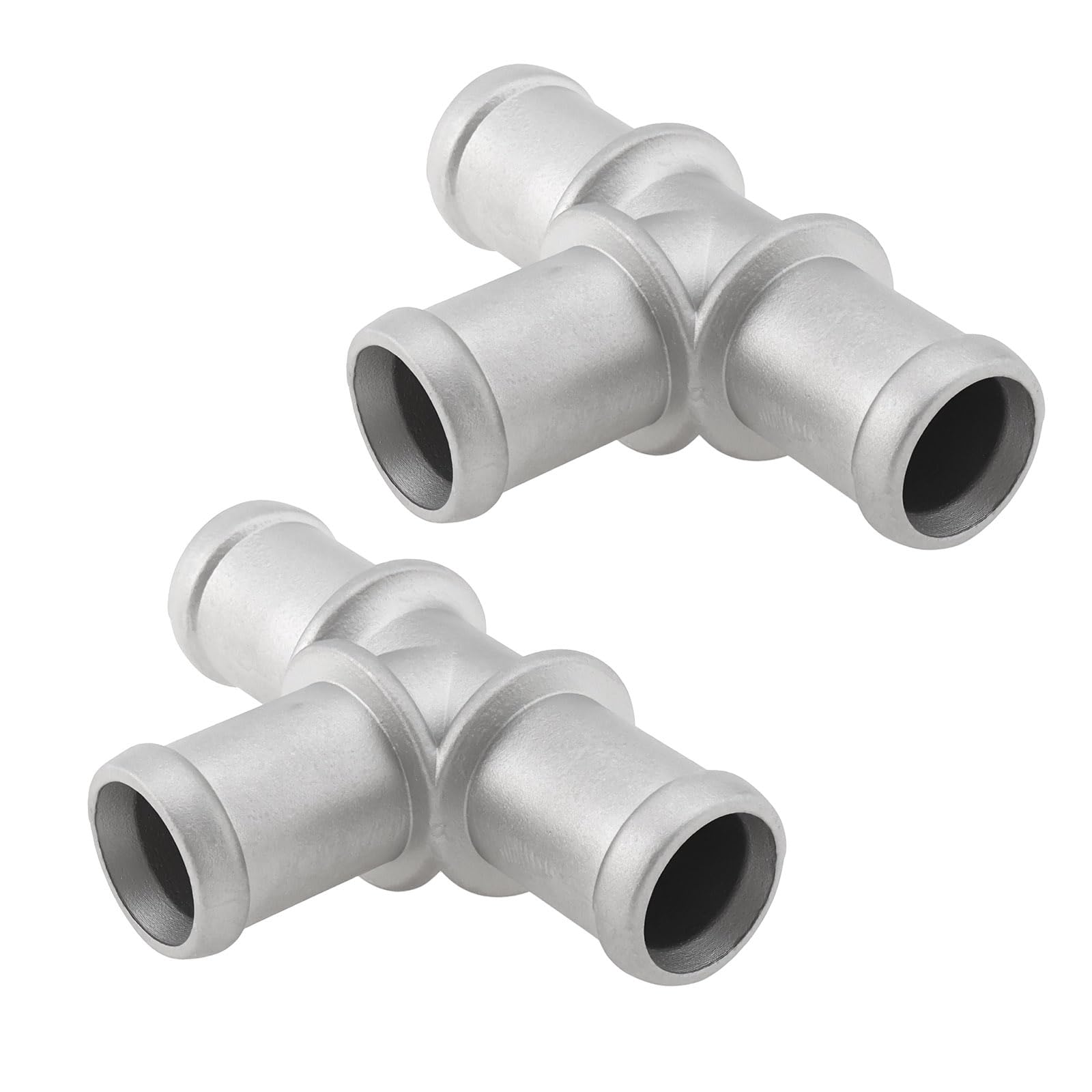 2Pcs Car Coolant Heater Hose Adapter 3/4 x 3/4 x 3/4 T-Piece Hose Connectors for Car Coolant or Heater Pipe