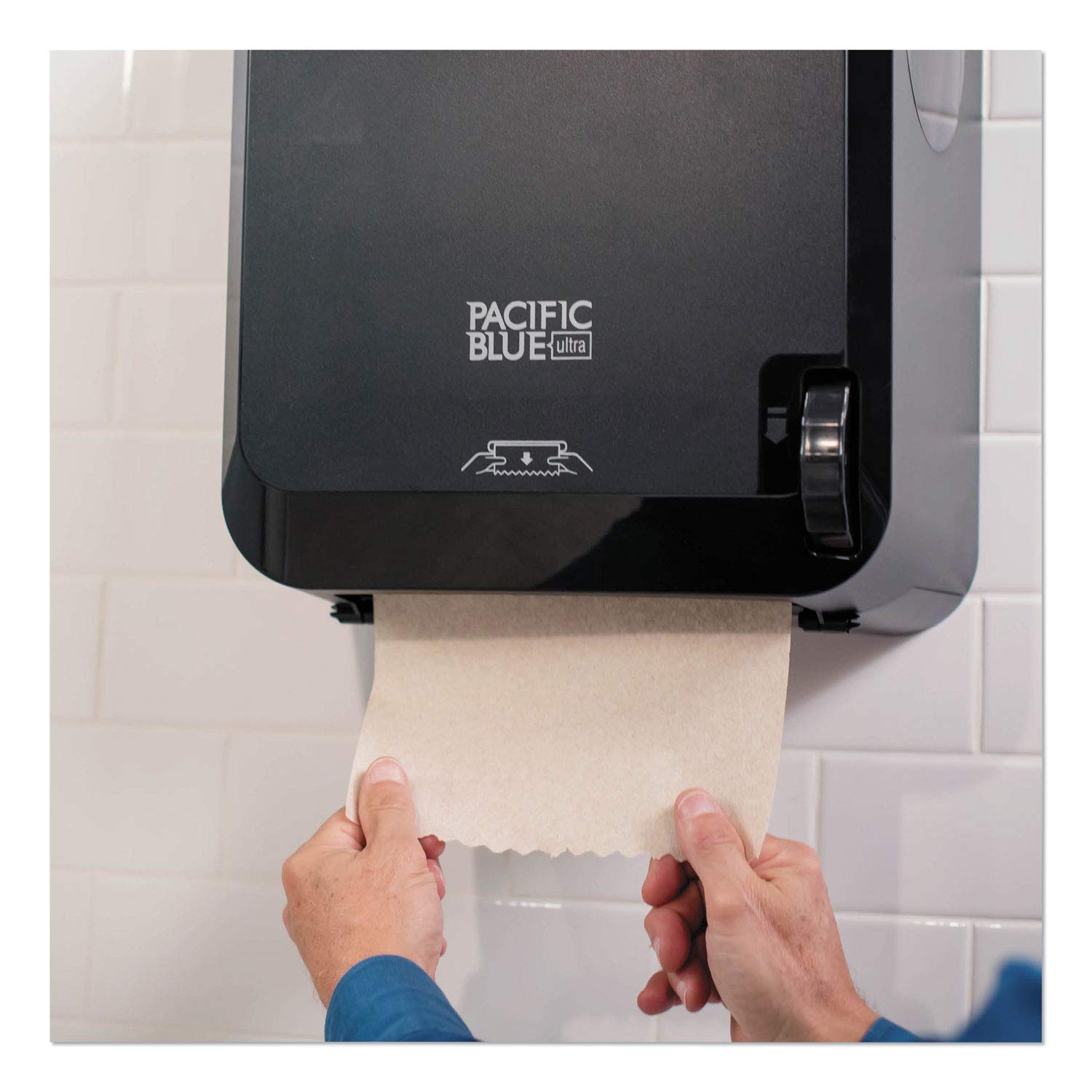 Georgia-Pacific Pacífico Azul Ultra Negro mecánico Toalla de Papel dispensador, 59589, 12.9 "x 16" (1 Cada uno), Altura de 16 cm, 9,0 "Ancho