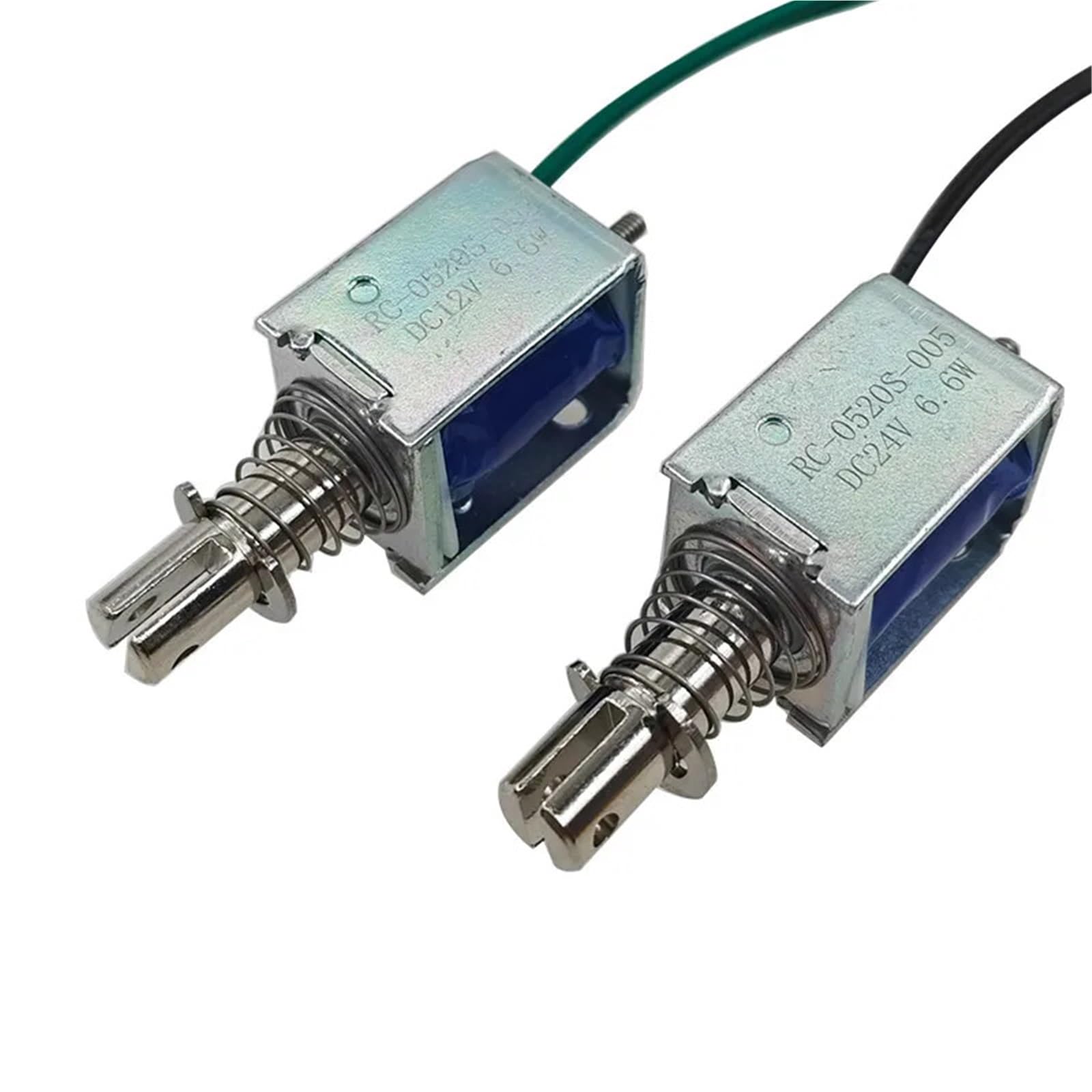 Elettromagnete solenoide DC 12 V 6 V 24 V TAU-0520T, magnete elettrico da tirare e spingere, 1 pezzo(12V)