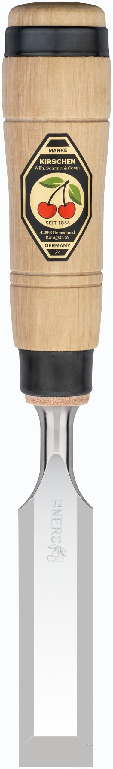 Ciseaux charpentier Kirschen 32mm pour creuser des mortaises nettes sans effort dans le chêne