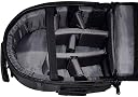 ALFASIYA Polyester ® Waterproof DSLR Backpack Camera Bag/Lens Accessories/Carry Case for All SLR/DSLR Cameras (Black, Made in India) gallery image