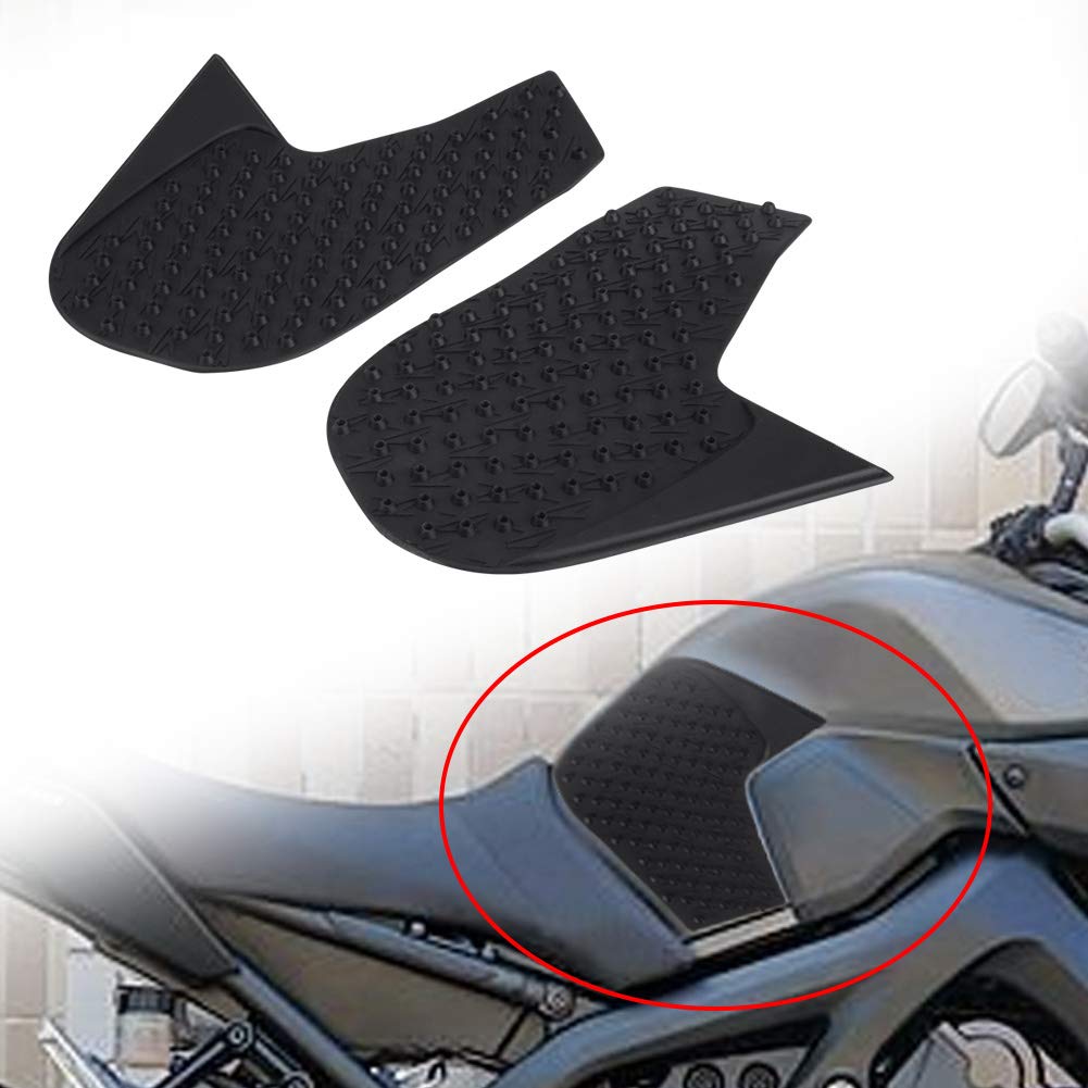 EBTOOLS Protezione Serbatoio Mt 09 - Adatto per MT-09 FZ-09 2014-2016, Antiscivolo Mt09, 2pcs Tank Traction Pads, Rubber Anti-Slip Gas Knee Grip Sticker Side Decal Replacement