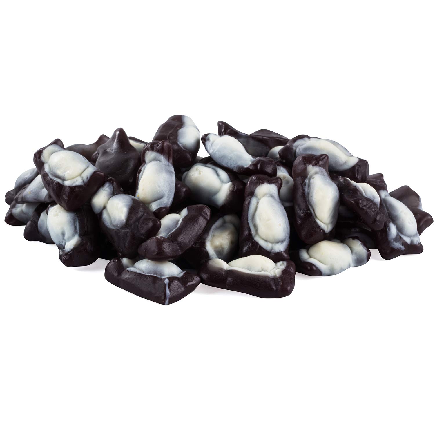 Gummy Candy Penguin Gummies Peach Flavored Penguins Black and