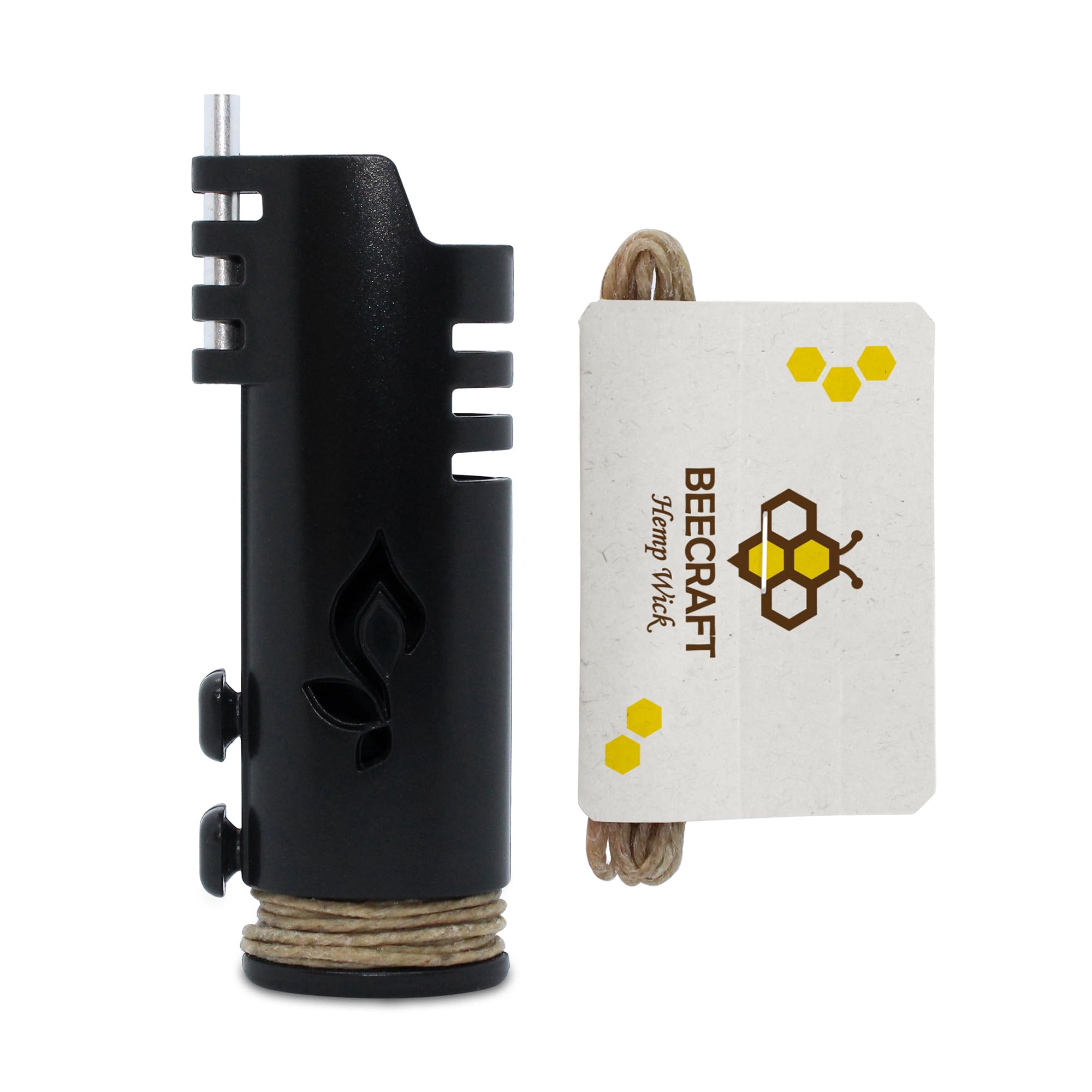 Wrapper Hemp Wick Lighter (Black)