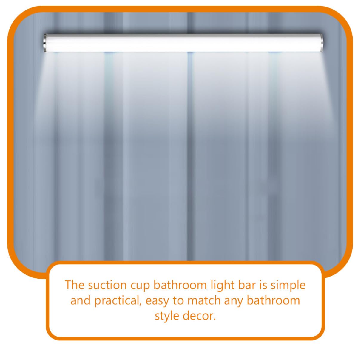 Luce Trucco LED Ventosa per Specchio Bagno, Portatile