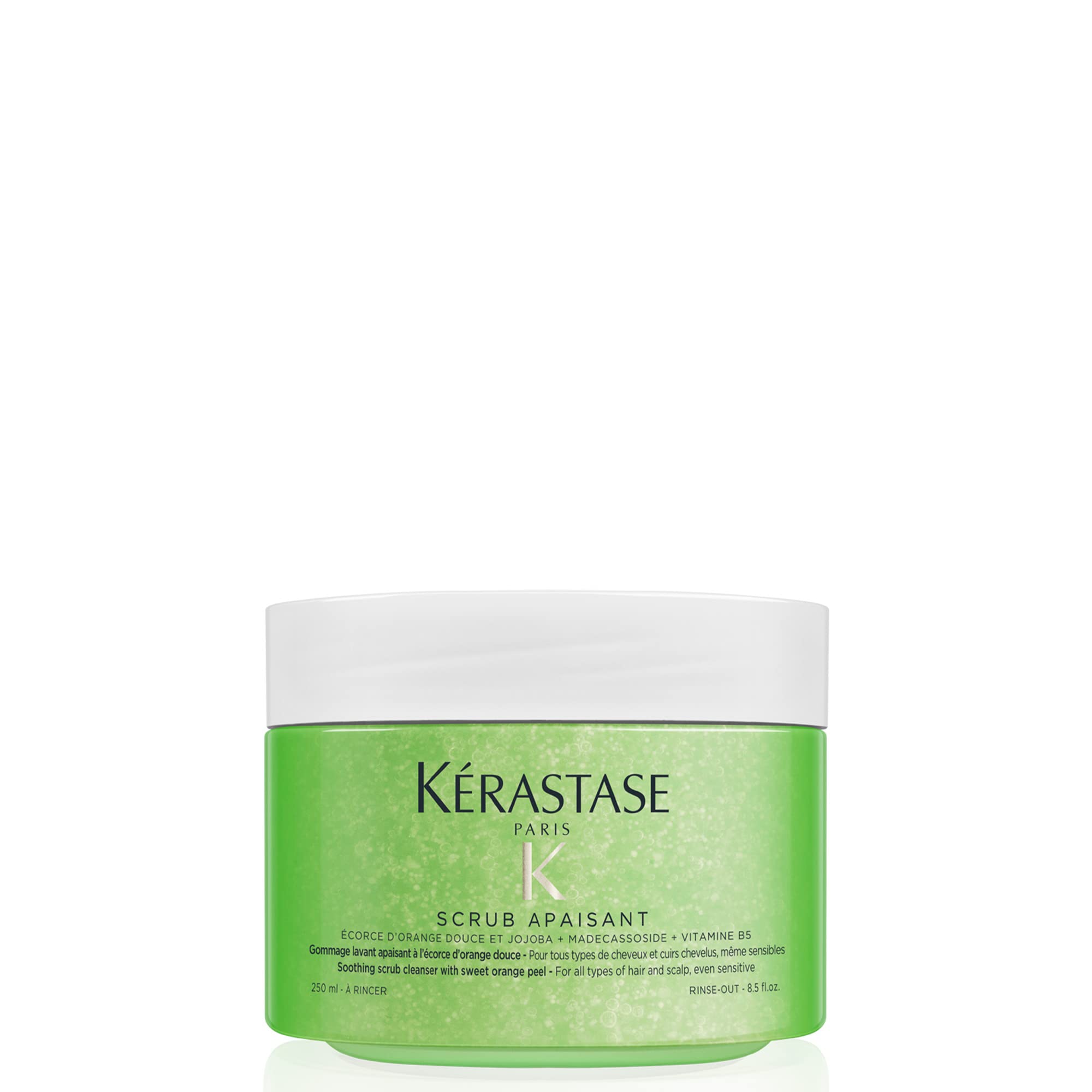 Kerastase Fusio Soothing Scalp Scrub | Cleansing Gel Cream Conditioning Treatment | For All Hair Types & Sensitive Scalp | With Jojoba & Vitamin B5 | Scrub Apaisant | 8.5 Fl Oz