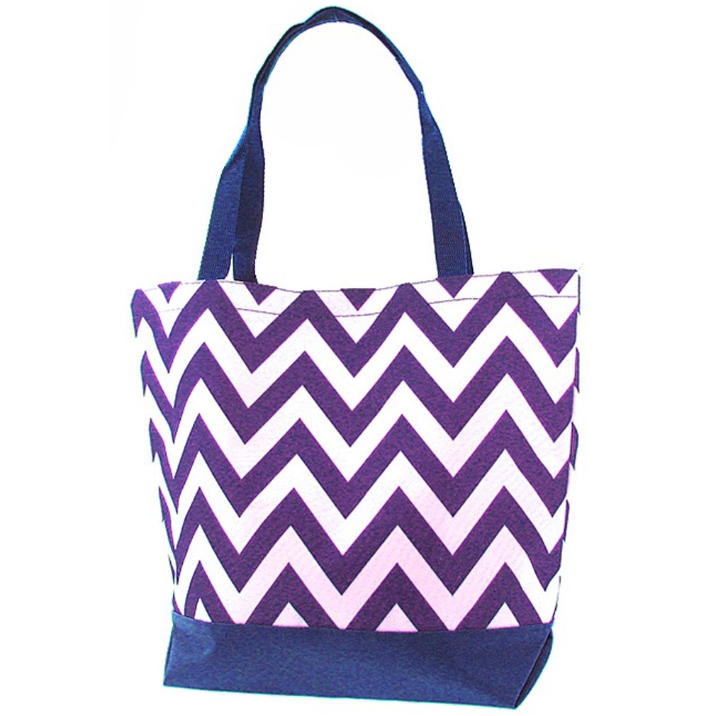 Chevron Tote Bag Purse - Dance Cheer Gym Shopping