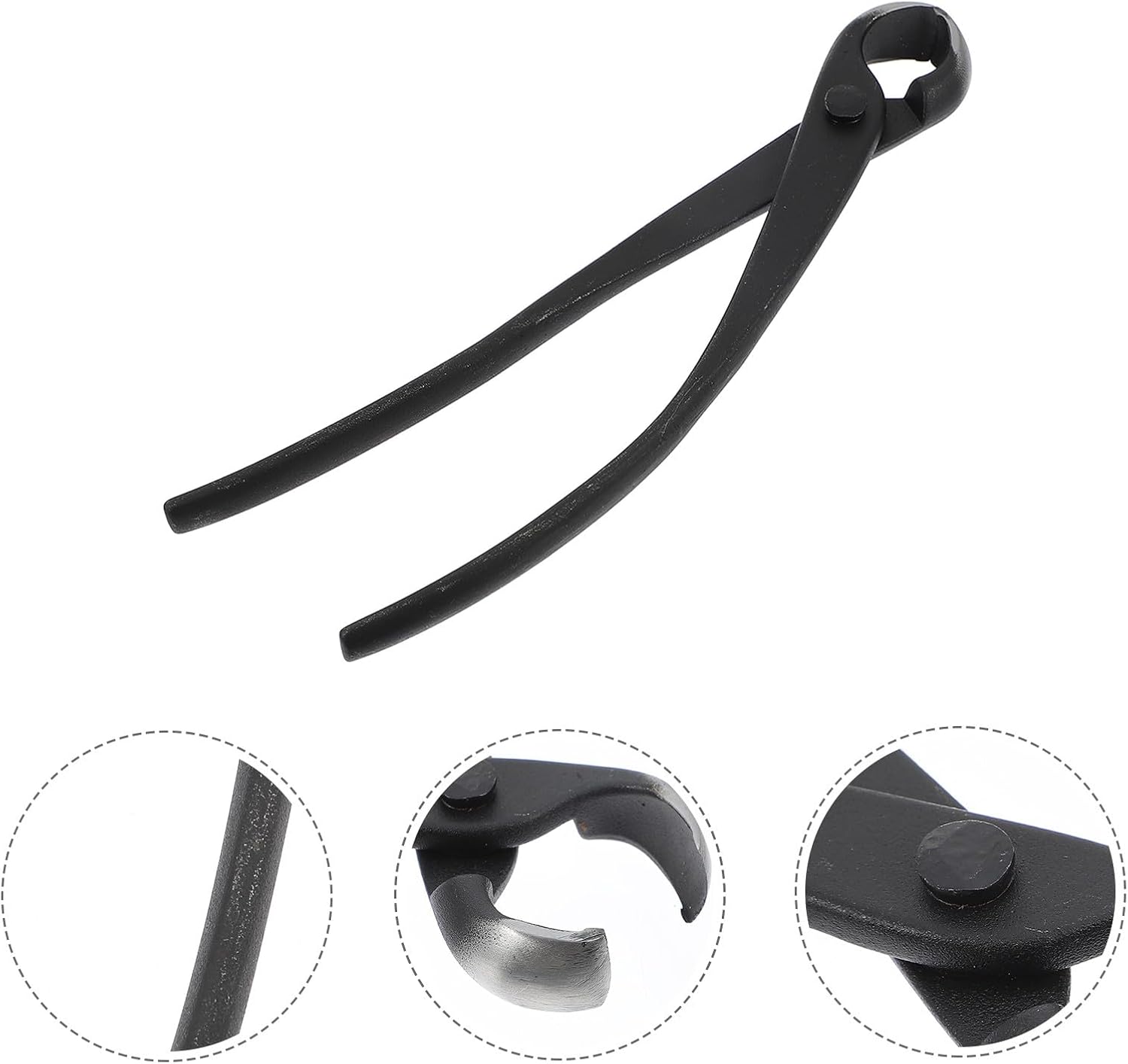 Japanese Concave Plant Shear with Spherical Knob Cutter Labor-saving Gardening Bonsai Tool for Precise Branch Trimming Sturdy Concave Pruner for Healthy Plant Growth for Gardeners