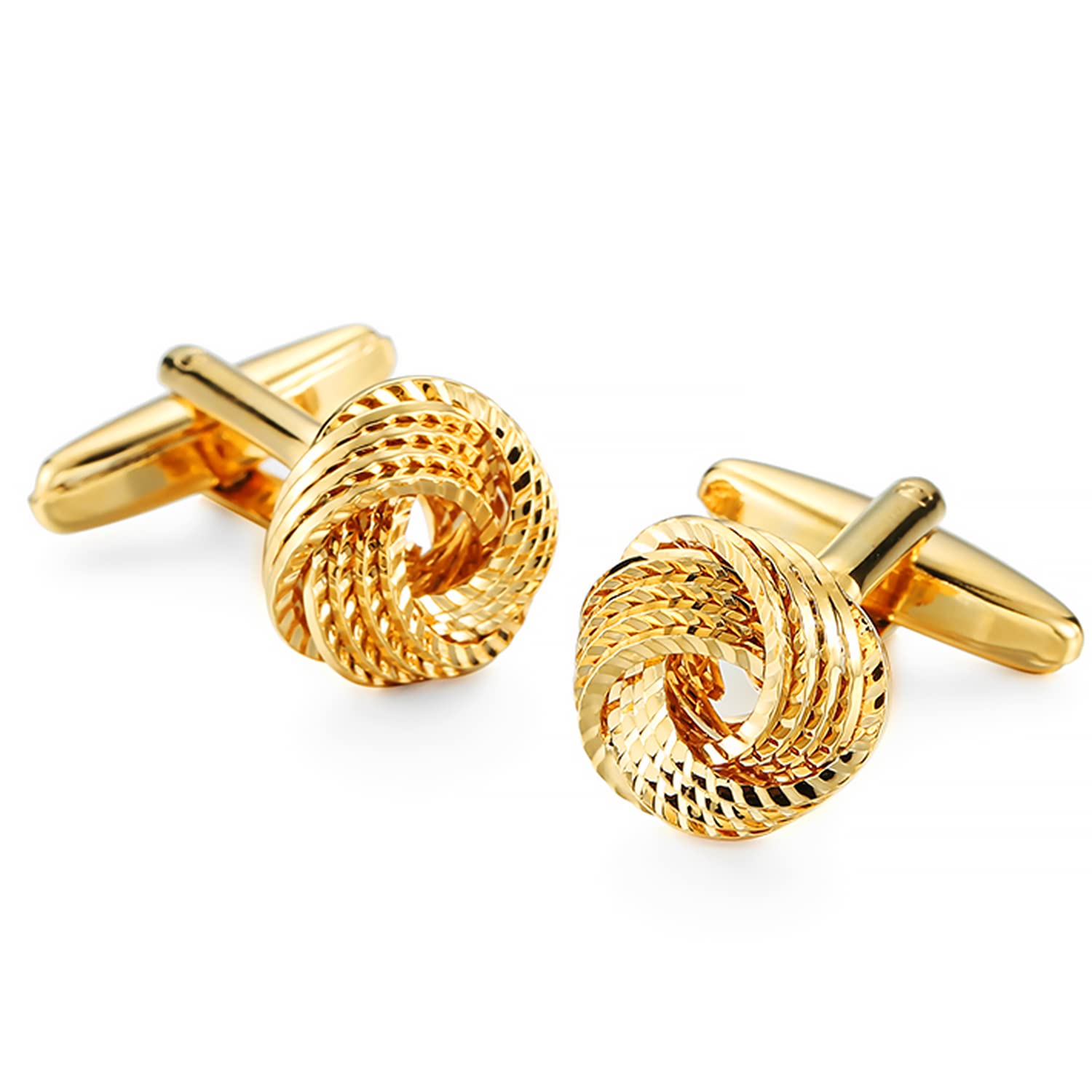 Peora Gold Plated Spiral ShapeCufflinks Set Stylish Accessories for Men & Boys Wedding Business Gift (PX9CL109) (B0BX3PNR4R) Amazon Price History, Amazon Price Tracker