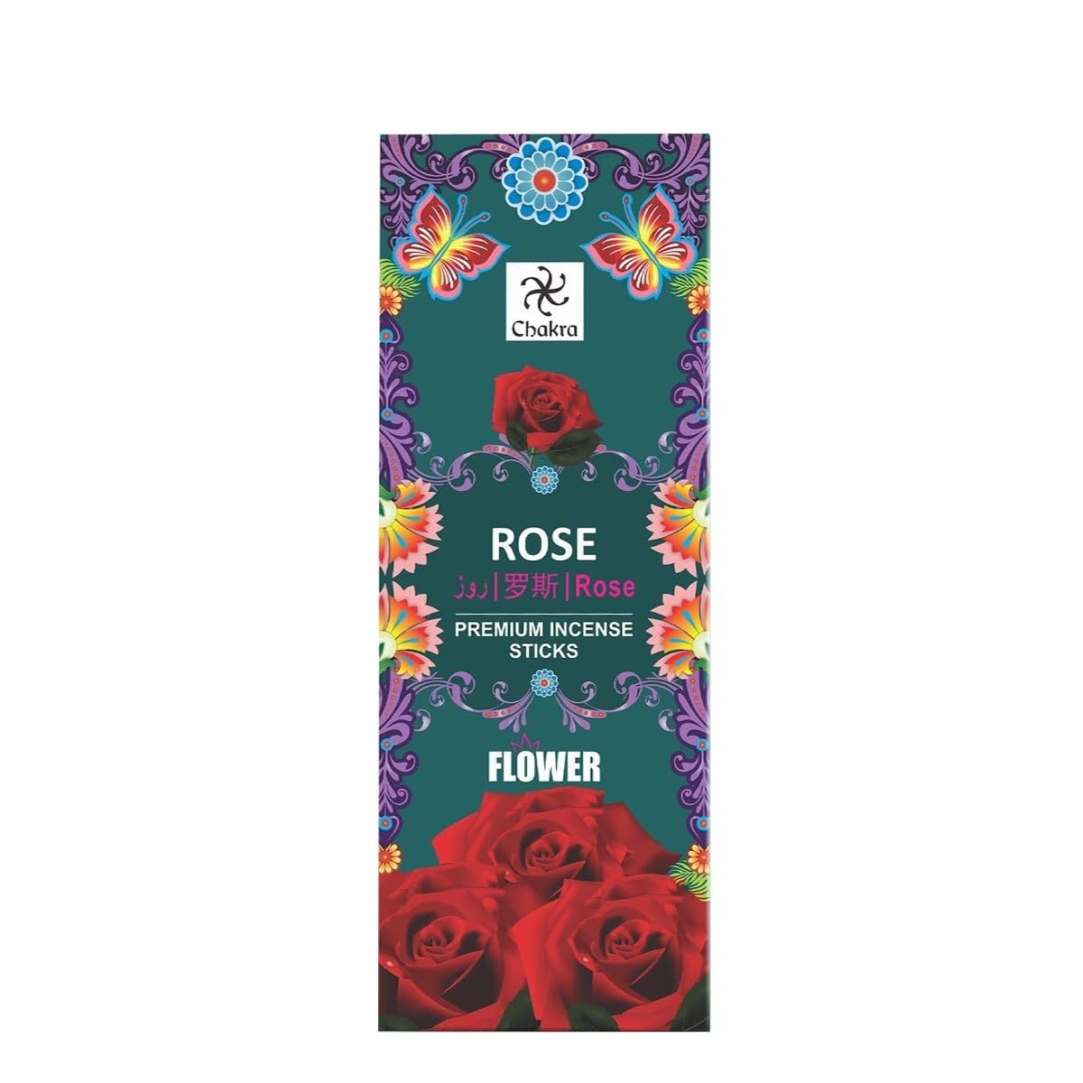 Red Rose Incense Sticks – 120 Count | Long-Lasting Floral Rose Aroma | Scented Incense for Home Fragrance, Meditation & Relaxation