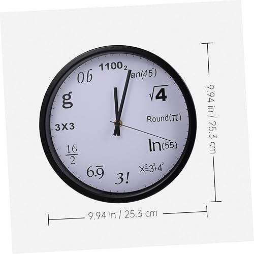 Miniatura 2 de 1 unid función decorado reloj de pared decoración del hogar reloj de pared de oficina reloj de pared reloj de pared de metal reloj de pared de metal