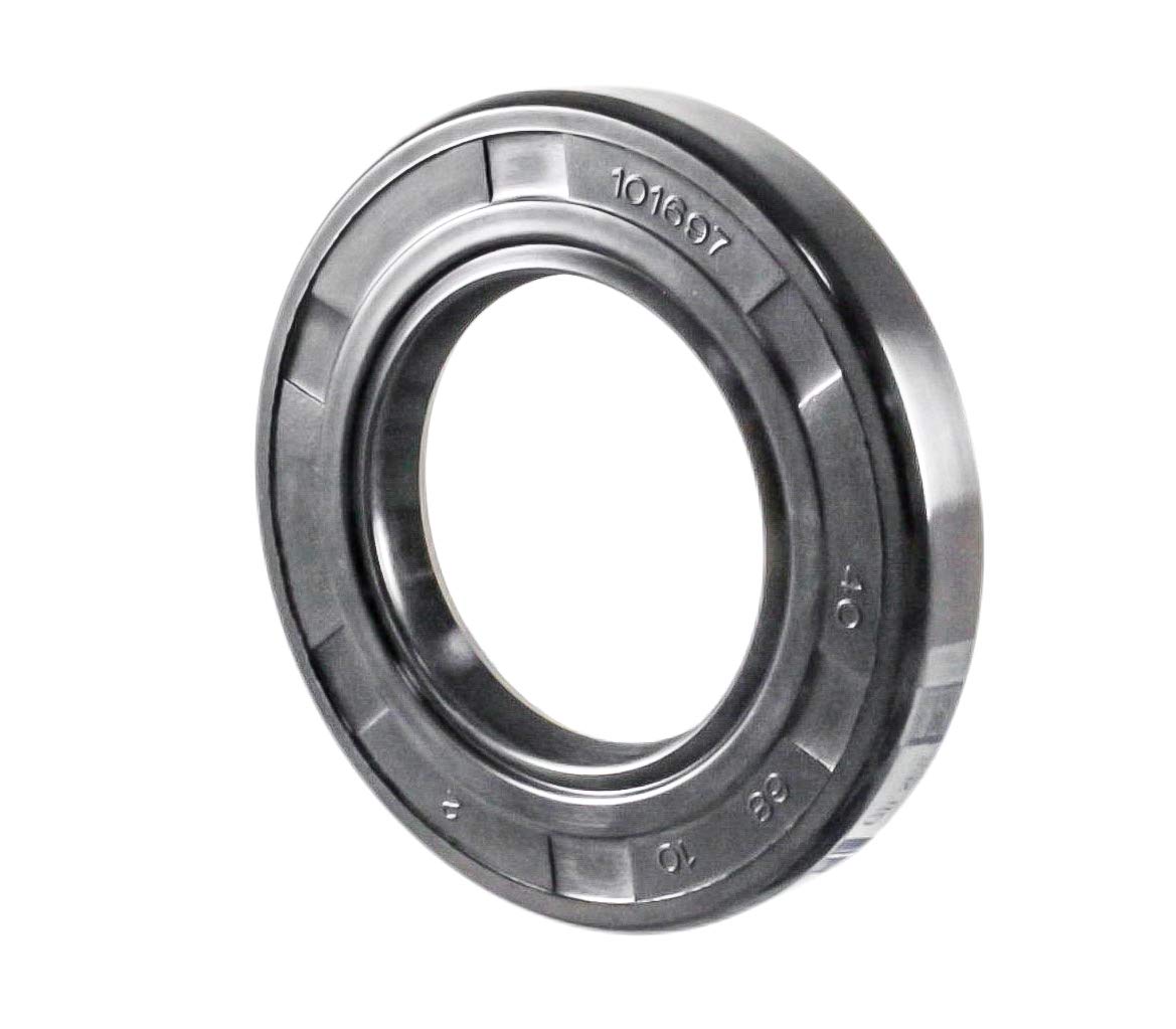 EAI Oil Seal 10mm X 20mm X 5mm TC Double Lip With Spring - Nitrile Rubber, Metal Case, For Automotive & Machinery