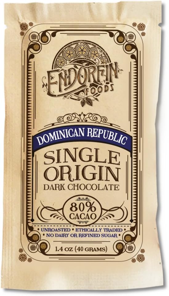 Endorfin Foods Single Origin 80% Dark Chocolate Bar - Dominican Republic - 3