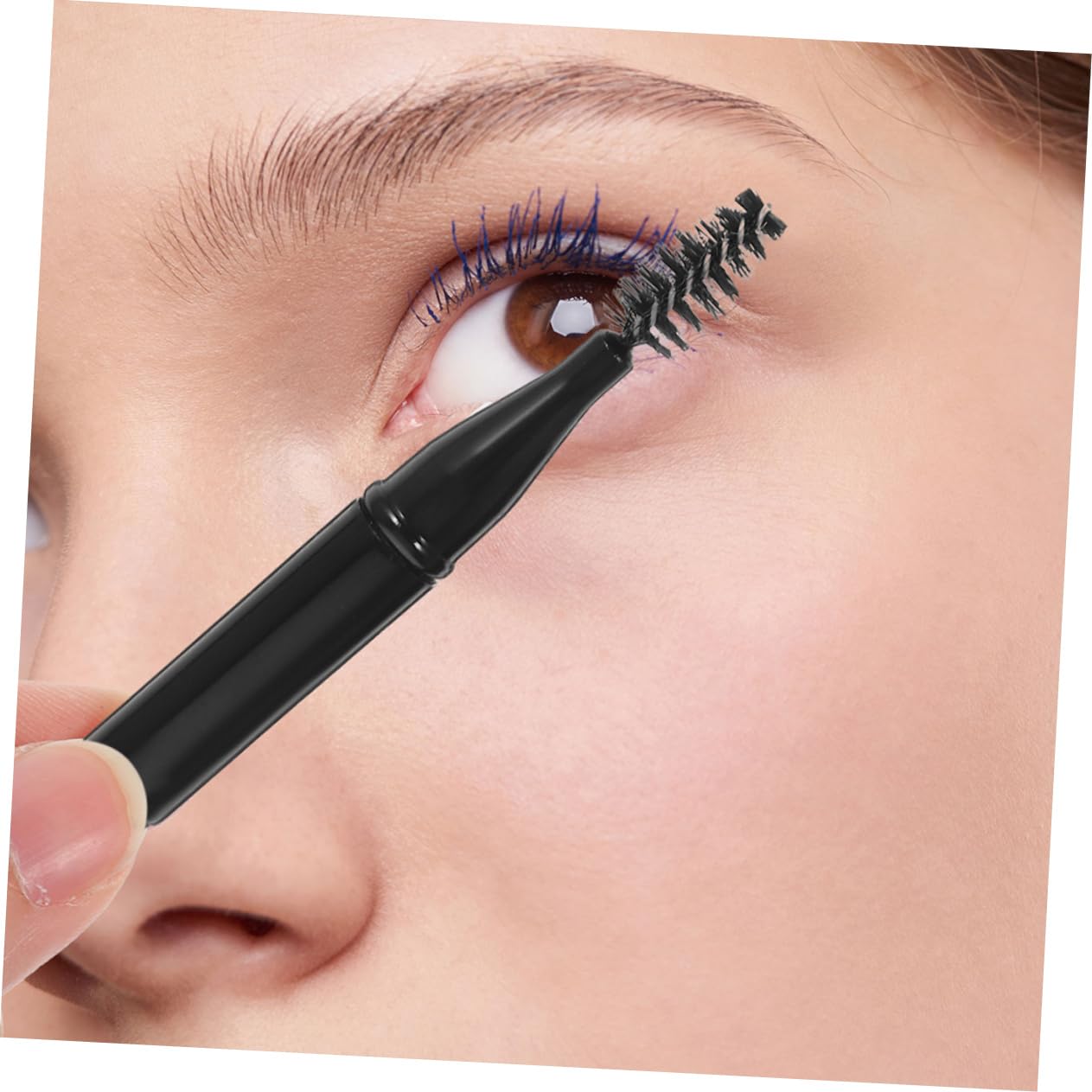 Healeved Stk Spiral-augenbrauenbürste Make-up Pinsel Wimpernbürste Augenbrauenstab Augenbrauenpinsel Brauenbürsten Wimpernstäbe Mascara-zauberstab Kamm Kurzes Spiel Mit Deckel Nylon