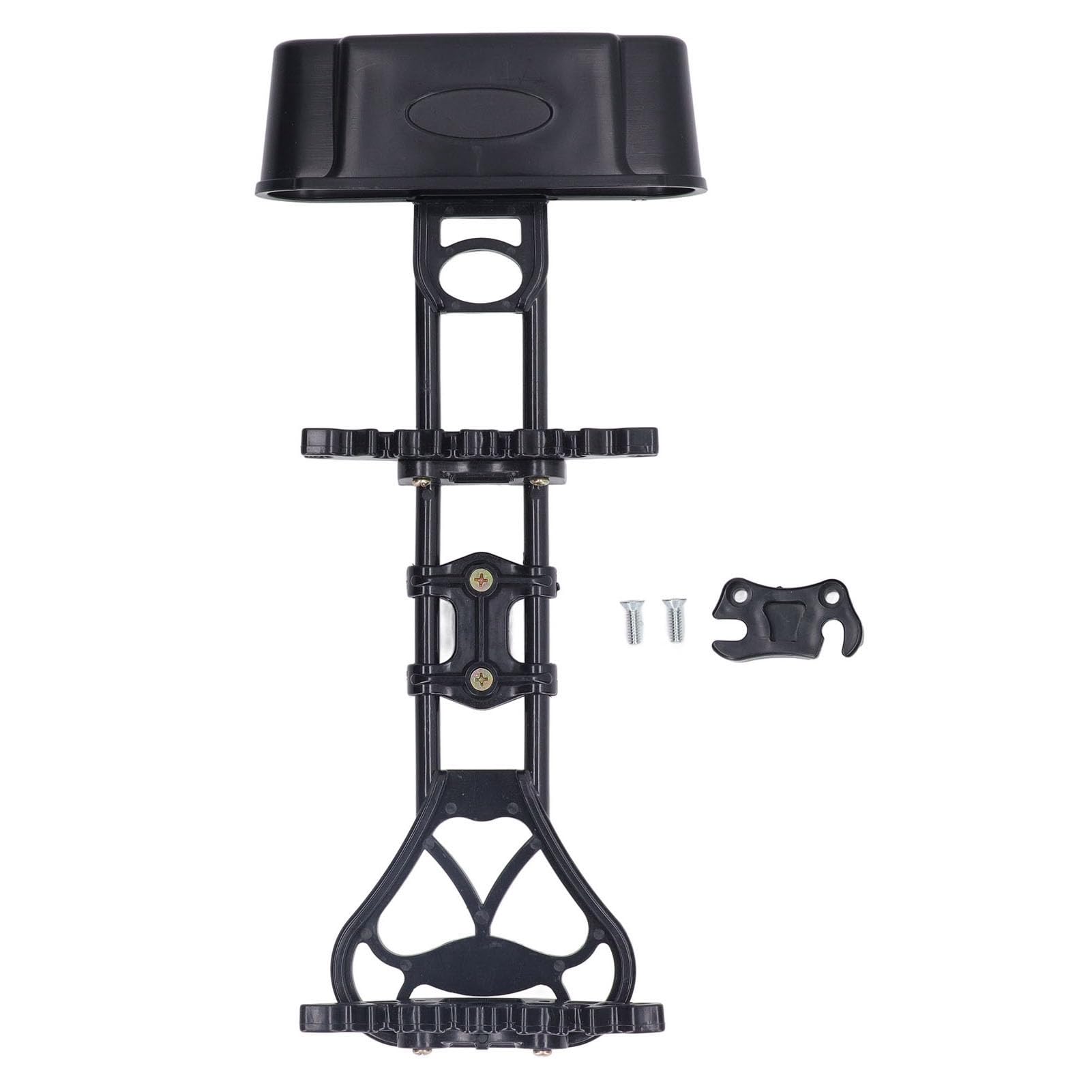 Topyond Faretra per Frecce Arco, Quiver Freccia Tiro con L'Arco, 6 Tubi Arrow Holder, Arco Compound Faretra per La Caccia, Tiro al Bersaglio, Realizzato in PE E Gomma Resistente