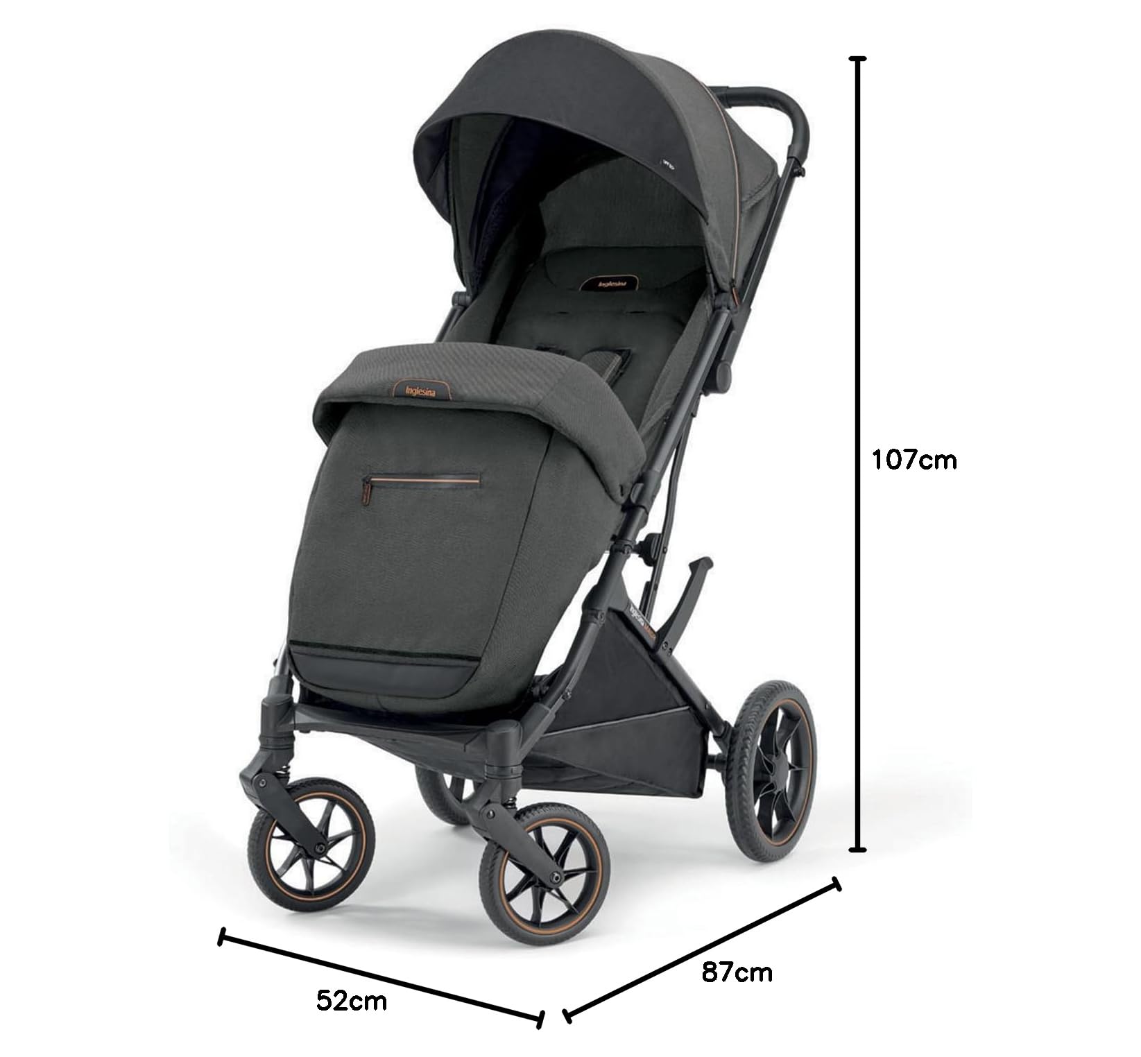 Passeggino 4 ruote Inglesina AG85R0MGG MAIOR Magnet grey