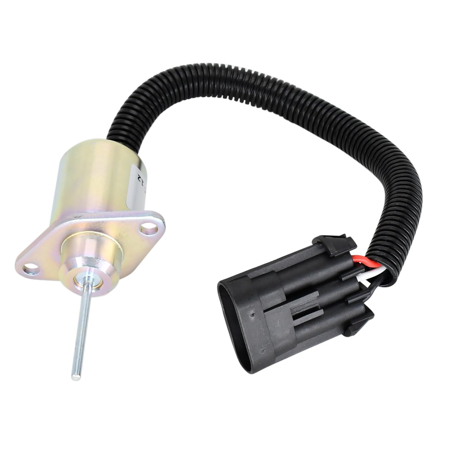 Solenoide di arresto carburante 6691313 6691498 compatibile con Kubota Engine V2203 V2403 V2003 V1505 compatibile con Bobcat Skid Steer Loader 329 331 334 335 337 341 425 escavatore B300 BL370 E32