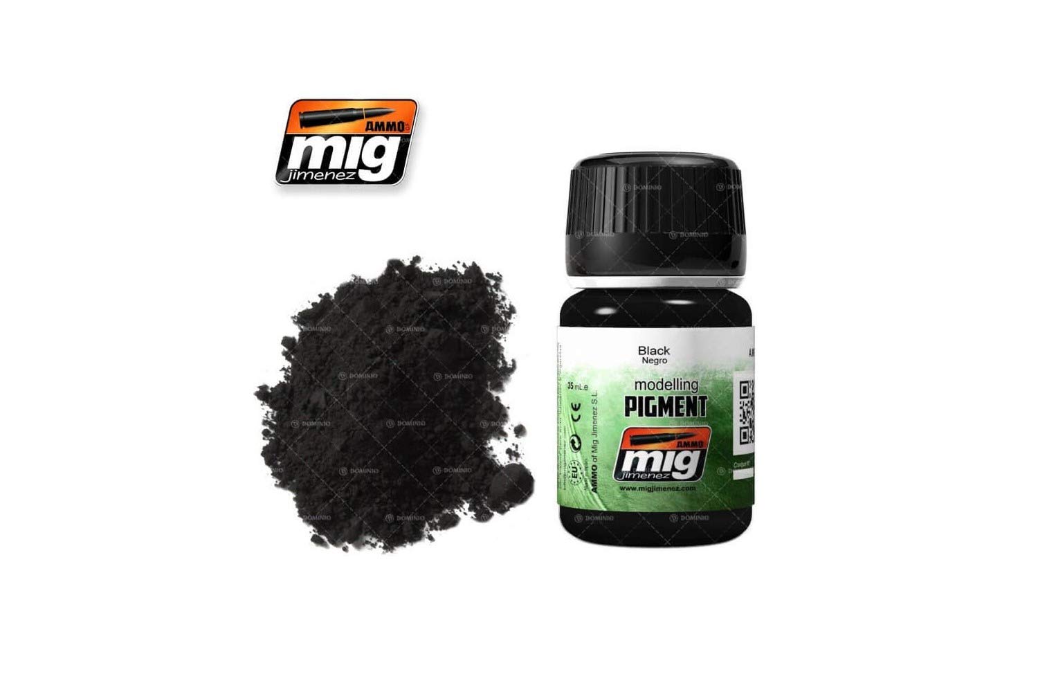 Ammo MIG-3001 Pigments (35 Ml) Black, Multi-Colour