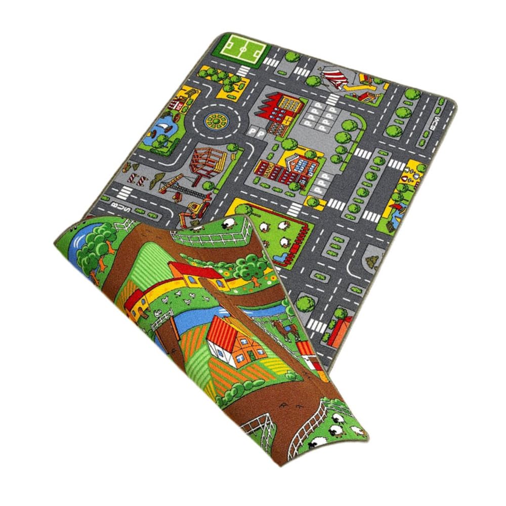 Eduplay 110188 Duoplay Spielteppich, 100 X 190 cm