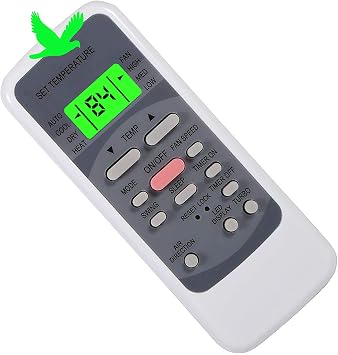 Replacement Remote Control for AlpicAir AC Air Conditioner Remote Control ACI-140HPS3 AFI-53HPR1 AFI-105HPS3 AFI-140HPS3 AFI-180HPS3 ATI-53HPR1 ATI-105HPS3 ACI/AOU-35HPR1 ACI/AOU-53HPR1 ACI/AOU-71HPR1
