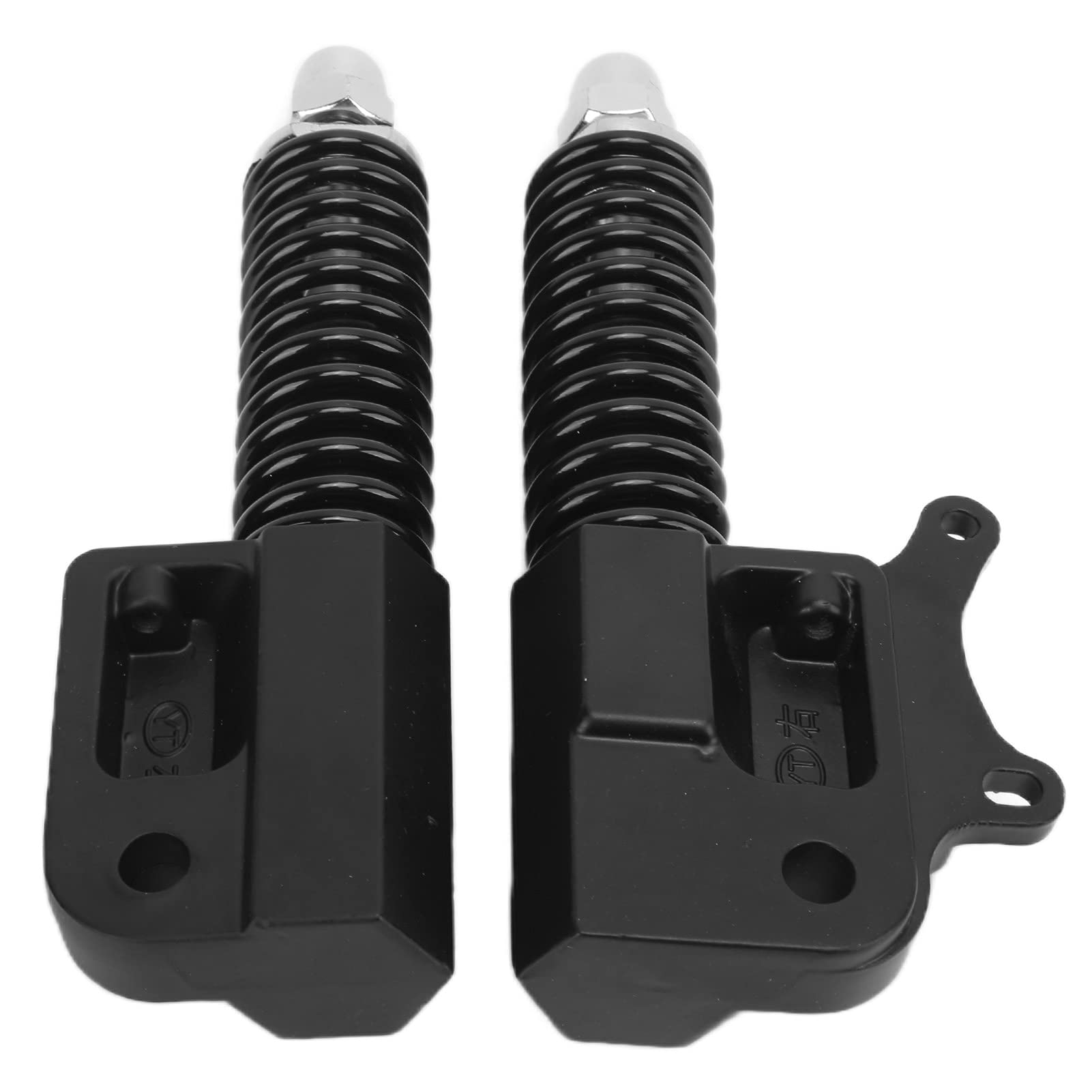 Dioche Suspensión de Amortiguador Hidráulico de 10 Pulgadas para Patinete Eléctrico, Amortiguación de Resorte, Horquilla Delantera Negra de 10 Pulgadas para M4
