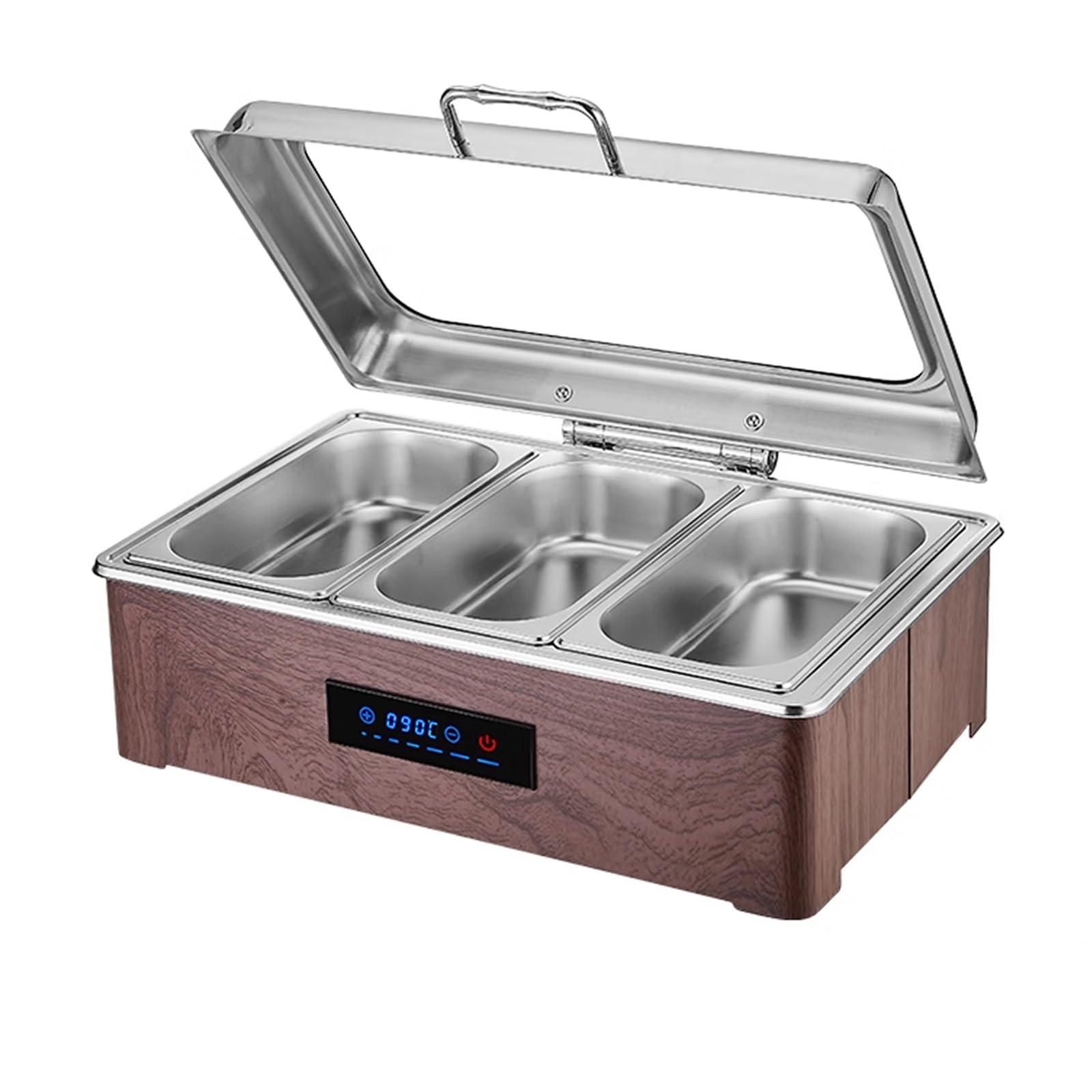 Calentadores de alimentos para catering, platos inteligentes para bufé para eventos, fiestas, reuniones, diseño duradero, fácil de limpiar, perfecto para servicios de catering