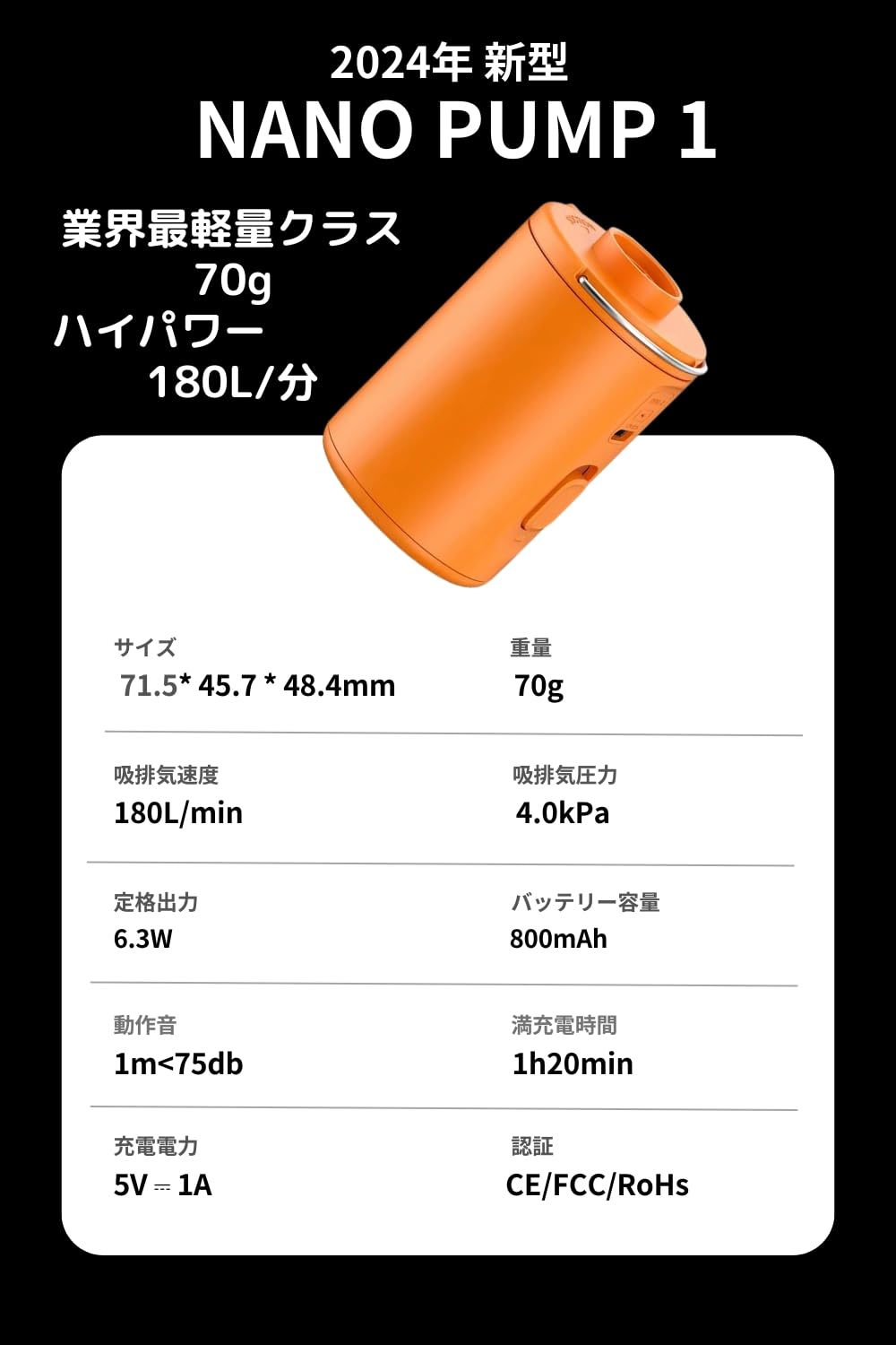 nana Sine Wave DC Pump コンパクトポンプ Amazon.co.jp: 【2024年新型】NANO PUMP 1 電動エアーポンプ 電動 空気